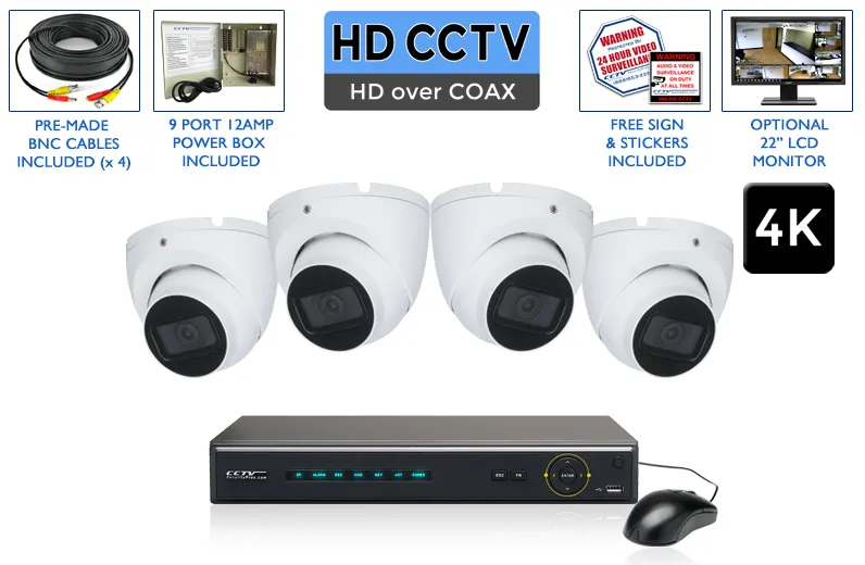 پک دوربین HD CCTV