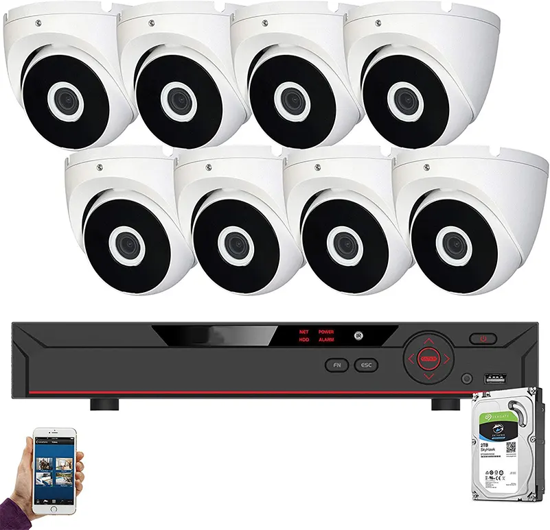 دستگاه ضبط تصویر dvr هشت کانال به همراه هارد