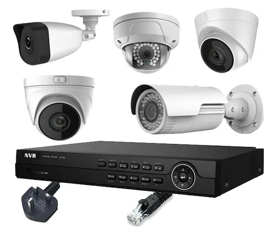مدل‌های مختلف دوربین مداربسته ip نونیم به همراه دستگاه NVR